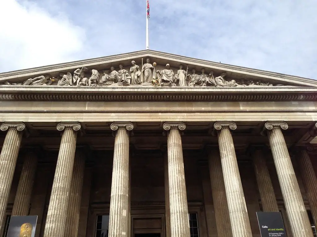 British Museum in London Eingang