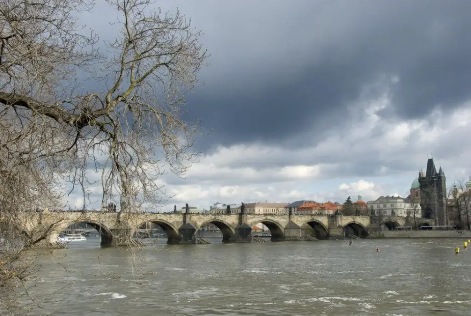 Na Kampe Prag Blick Karlsbrücke prag geheimtipps