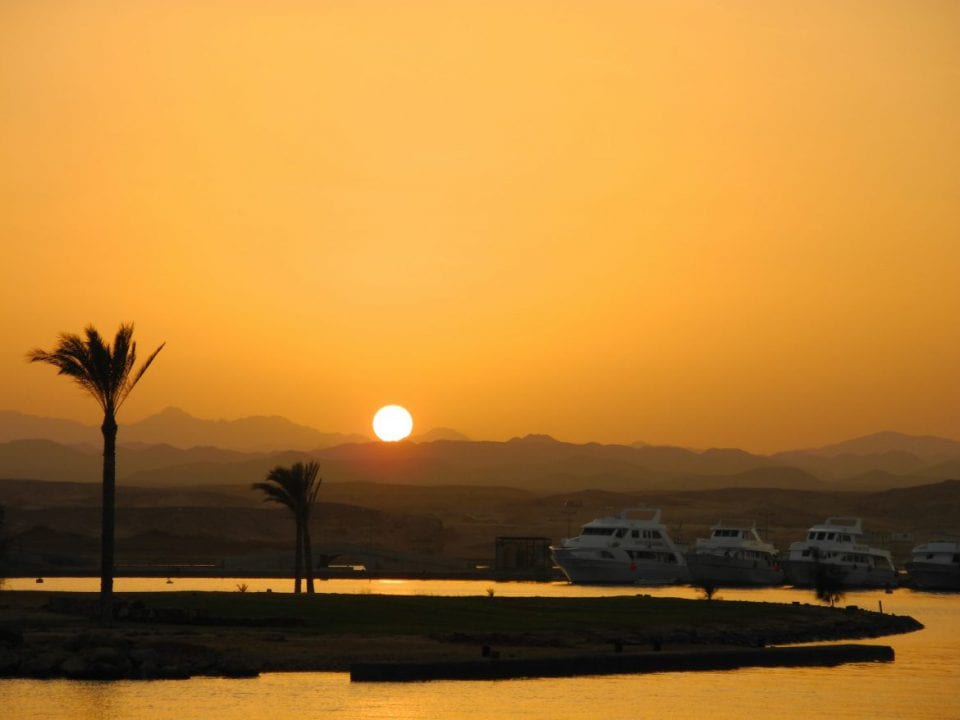 Sonnenuntergang Ägypten Port Ghalib