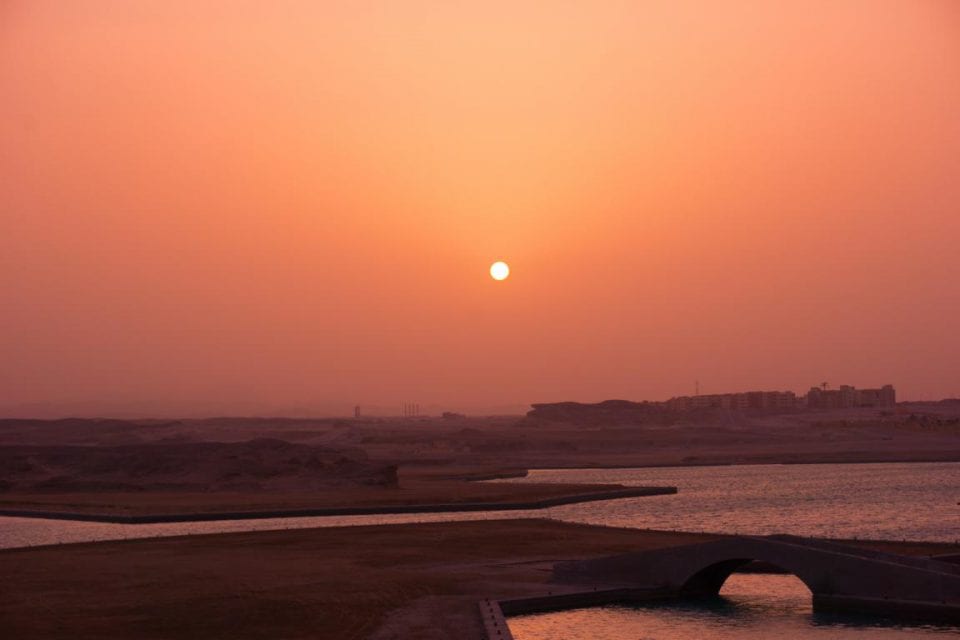 Sonnenuntergang Ägypten Port Ghalib