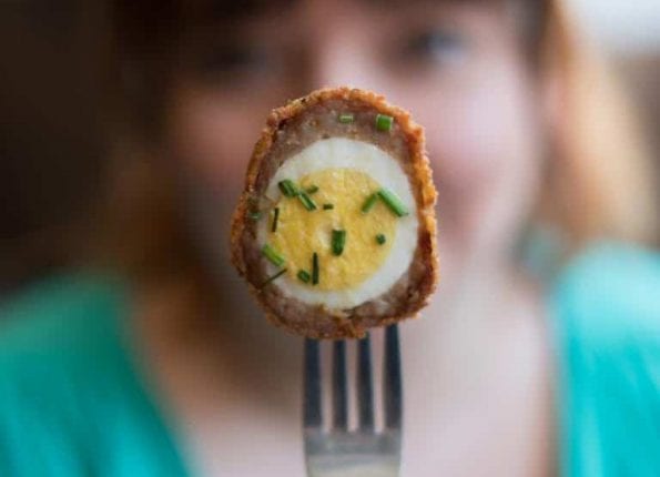 Long Island City Food Tour Woodbines Craft Kitchen - Scotch Egg