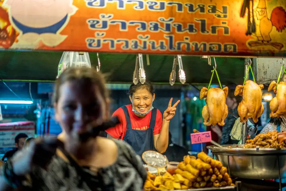 Hähnchen-Saté Spieße - Thai Satay Rezept aus Bangkok