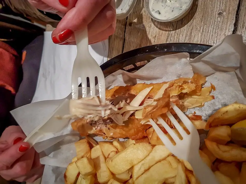 Fish & Chips in London Restaurant