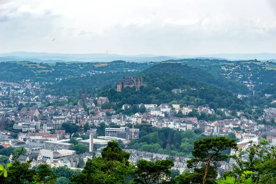 Marburg Sehenswürdigkeiten Ausblick Spiegelslustturm