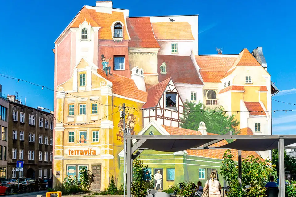 Posen Polen Poznan Mural
