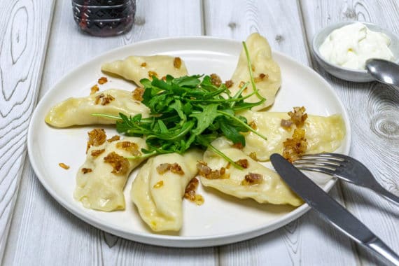 Pierogi Ruskie: Rezept für vegetarische Polnische Piroggen